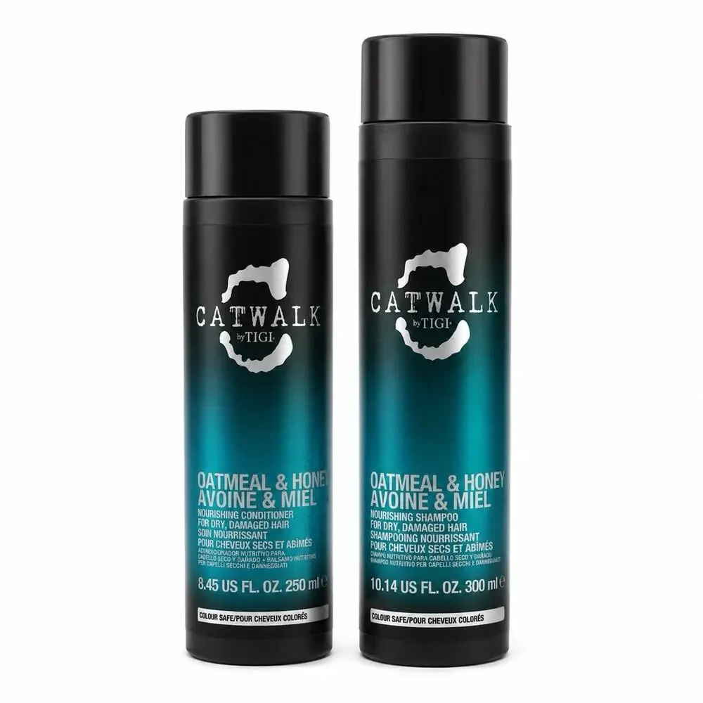 TIGI Catwalk Oatmeal & Honey Shampoo 10.14oz + Conditioner 8.45oz Duo Set